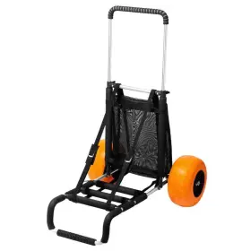Cgy30003a-12sis 1 Year Beach Dolly Big Wheels For Sand 5 Cu Ft Steel Garden Carts Cargo Deck 165 L
