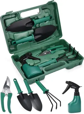 2way-000071 2wayz Garden Tool Set - 5-piece Durable Gardening Hand Tools Of 5 Green