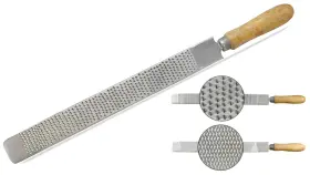 Aaprotools 993623105657 14 Farrier Rasp Double-sided For Horse Hoofs Wooden Handle