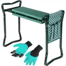 Abc2098 Abco Tech Fba Garden Kneeler And Seat - Protects Your Knees 11 Inch D X 23 W 16 H Green