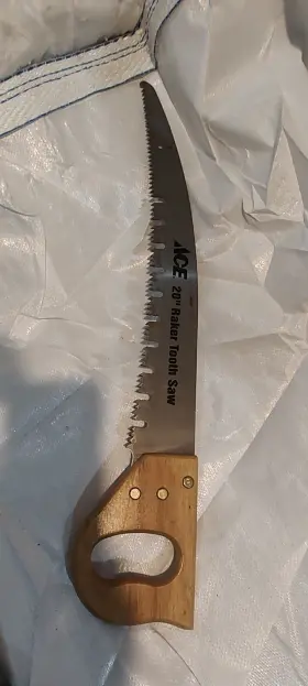 72630 Ace Stainless Steel Raker Tooth 20 Inch Pruning Saw