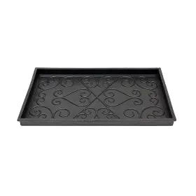 Bt-01s Achla Designs Scrollwork Rubber Boot Tray Black 24 Inch L Small