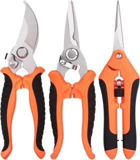 Achrwfq5278 Achrwfq 445024195180 3 Pcs Garden Shears Stainless Steel Gardening Scissors Pruning For