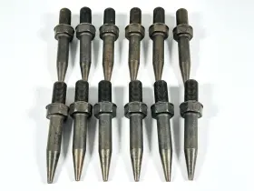 Td50-058 Aera-vator Lot Of 12 Aerator Tine Replacements For - 3-inch Spike Solid Core #2