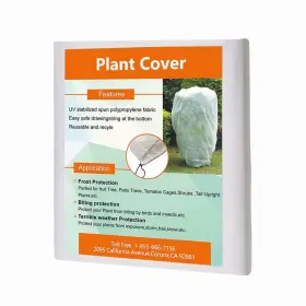 E09726012wt Agfabric Plant Covers Freeze Protection Frost Cover 72 Inch X60 X12 1pack