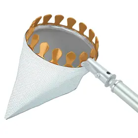 Fruit001 Aglaiprty Fruit Picker Tool With 6-part Extension Pole And Cloth Bag For Gentle C