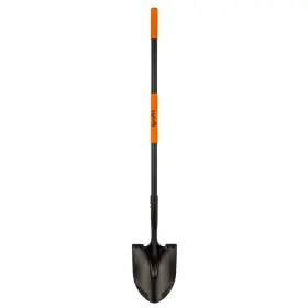 B0db494s32 Agropro Heavy Duty Shovel 58 Inches Black High Carbon Steel Fiberglass Handl