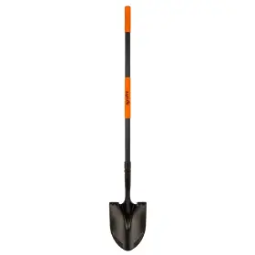Npl260-1xl Agropro Heavy Duty Shovel 58 Inches Black High Carbon Steel Fiberglass Handle Mo
