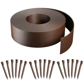 Agtek 100216536507 60ft Plastic Landscape Edging Coil Kit 4 Inch High Terrace Board Garde