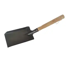 Ahuij 624153766516 Fireplace Ash Shovel Natural Wood Handle Stove