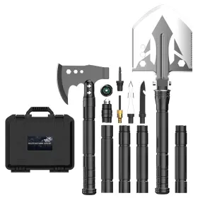 Csa-5935 Aigear Camping Shovel Axe Outdoor Survival Tool Set For Hiking Backpa