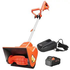 24v-ss11 Aivolt Electric Snow Shovel Cordless 24v 4ah Battery Powered Thrower 11 Inch X7