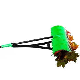 Rk-31010 Amazing Rake 17 Inch 3-in-1 Ergonomic Pickup Leaves Claw Telescopic Rubber Grip Steel Handle