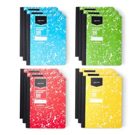 B0dznxcnjc Amazon Basics 12-pack College Ruled Composition Notebooks 100 Sheets 9.75x7.5 Inch