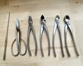 Ab420-09 American Bonsai Stainless Steel Standard Issue Set - 6 Piece