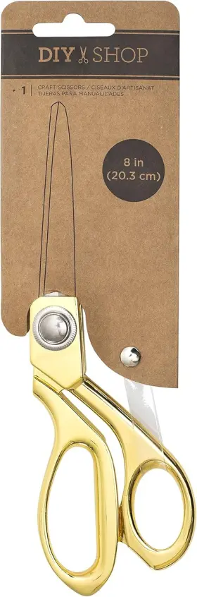 370874 American Crafts Scissors Kit Gold Metal