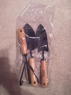 2446400 Ames 3 Piece Wood Handle Garden Tool Set Gardening Tools