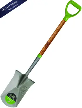2593800 Ames Tempered Steel Garden Spade With Hardwood Handle 43-inch Green