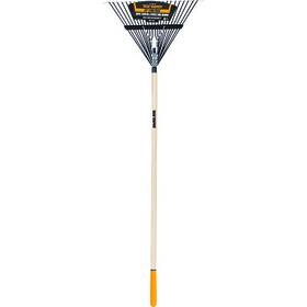 2604512 Ames Steel Leaf Rake 22 Blade 54 In Hardwood Handle With Cushion End Grip The