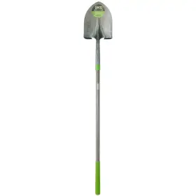 Ames 313100888837 Digging Garden Shovel With Comfort Step 46.5 Inch Fiberglass Handle Steel Blade