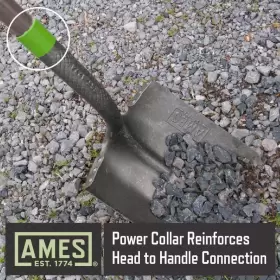 Ames 744110543186 24 Inch Wood Handle Garden Spade #3
