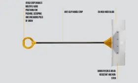 1663000 Ames Companies The/snow Tools 049206135475 Pusher #2