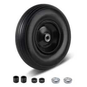 13ftft4.00-6 Amllecthy Yt-24 4.00-6tire Tire Wheelbarrow Flat Free 5/8 Inch Or 3/4 Bearing 1.75 - 6 Ce