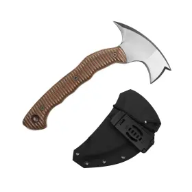 Ancientsmithy 1c 2c Tomahawk Axe - Handmade Tactical Hatchet Full Tang C