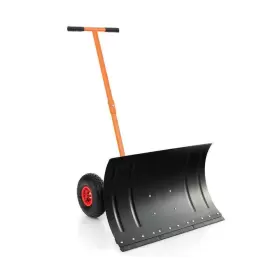 100et8ck72or Angeles Home Plastic Snow Shovel 43.5 Inch Bi-metal Handle Adjustable Angle Height