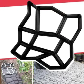 Anothera 756522511622 17 Inch X17 X1.6 Walk Maker Reusable Concrete Path Molds Pathmate