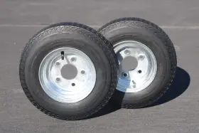 A83750105757064808-b2 Antego Tire & Wheel 2pack Trailer On Rim 480-8 4.80-8 Load C 6 Ply 5 Lug Galvanized Whee