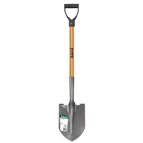 Anvil 744759225986 Digging Shovel 28 Inch D-grip Short Wood Handle Steel Gardening Yard Lawn Tool