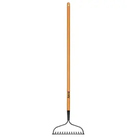 77105-943 Anvil 47 Inch L Wood Handle 14-tines Garden Bow Rake Laser-cut Blade #2