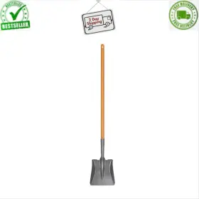 77472-940 Anvil Wood Handle Steel Transfer Shovel 47 Inches Home Garden Tool Long New