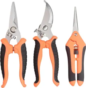 Kd62550 Aokbean Pruning Shears Gardening Scissors Tools 3pcs Outdoors&indoor Garden Clippers R