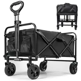 Aokoer 294020609686 Folding Wagon Foldable Outdoor Multifunctional Garden With Al