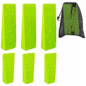 Ar-pro 810071110290 6 Pack Tree Felling Wedges With Spikes For Safe Cutting 3 Each Of 8 Inch A