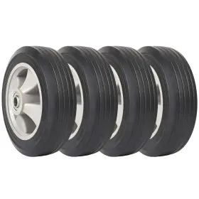 Ar-pro 810071110719 4- Pack Run-flat Solid Rubber Replacement Tire 8 Inch X 2ftft With A 5/8