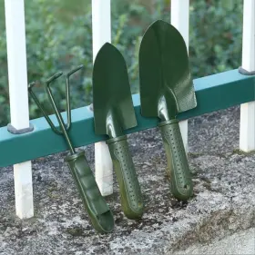 58086 Aseanao 3 Pieces Small Gardening Hand Shovel Garden Trowel Transplanter Lightweight C