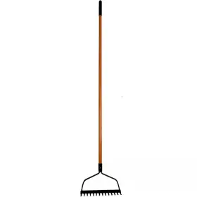 Ashman Online 445009675690 48 Inch Handle Length Bow Rake Fiberglass Rubber Grip Heavy-duty