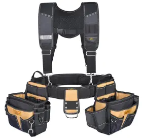 Apf-20251110-tb6-kaqi Aupofit Pro Ergonomic Tool Belt For Home Diy With Suspenders 42 Pockets 168