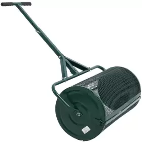 W46554056 Autmoon Compost Spreader 24 Inch Steel Walk-behind Surface Treatment Roller Green #2