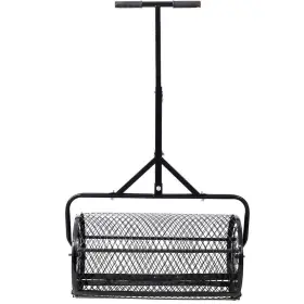 W46555823 Autmoon Automoon Garden Center Lawn Care Black Metal Handle Peat Moss Compost Spreader #2
