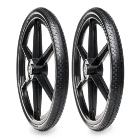 Baive Bw 713929540730 20 Inch Flat Free Tires Polyurethane 2 Pcs For Wheelbarrow Garden Carts