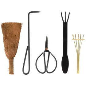Bamboomn 241870817180 Bonsai Tool Kit 5pc Basic Care Set - 1