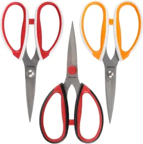 Bamboomn 6941204057015 3 Scissors Workhorse Bertha - Red And White Orange Black