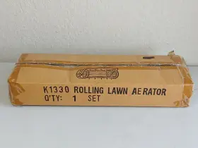 K1330 Bandwagon Rolling Lawn Aerator Fits 15/16 Inch To 1-1/16 Handle New Open Box