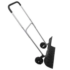 L7120 Bandwagon Rolling Snow Pusher Heavy Duty Adjustable With 6 Inch Wheels