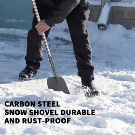 Baraystus 721545159991 Snow Shovel Flat With Adjustable Handle 59 In Floor Scraper #3