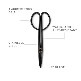 Gdn-048 Barebones Artisan Trimming Shears Stainless Steel Blade And Handle #3